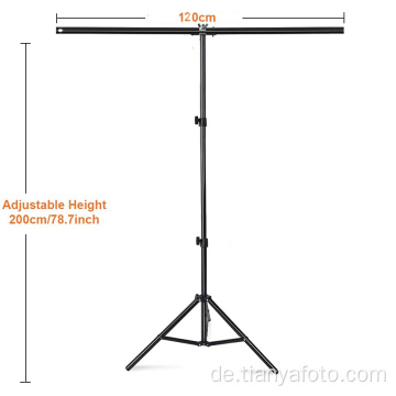 1,2 x 2,1 m T-Form Hintergrund Stoffständer